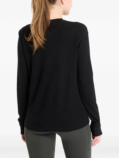 Craft Waffle Rn Top In Black