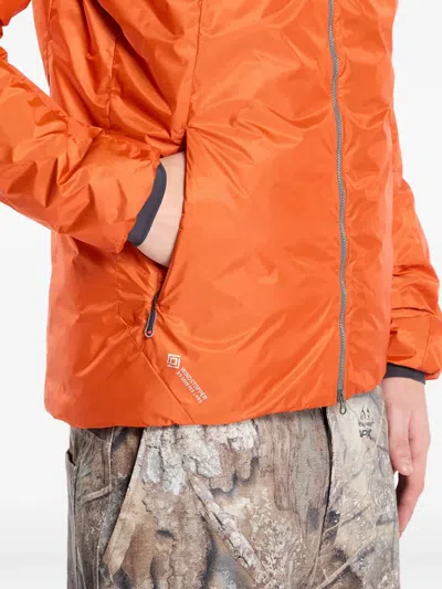 Tilak X Patizon Downlite Infinium Jacket In Orange
