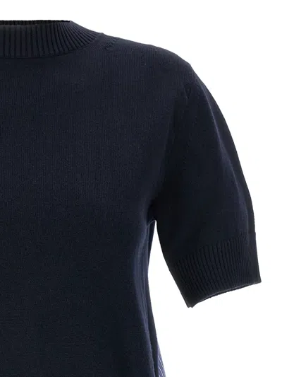 Sacai Patchwork Sweater Sweaters And Cardigans Blue In Blue