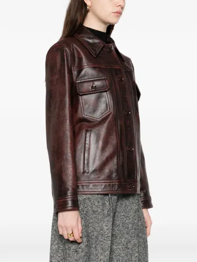 Dolce & Gabbana Flap-pocket Jacket In Brown