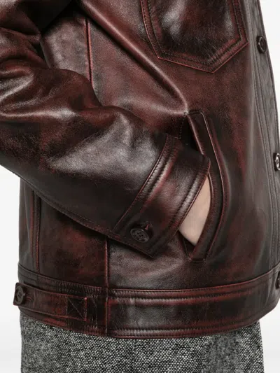 Dolce & Gabbana Flap-pocket Jacket In Brown