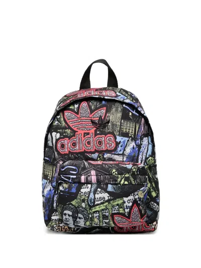 Adidas Originals X Jeremy Scott Mini Printed Backpack In Multi