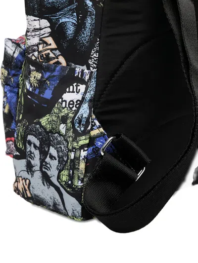 Adidas Originals X Jeremy Scott Mini Printed Backpack In Multi