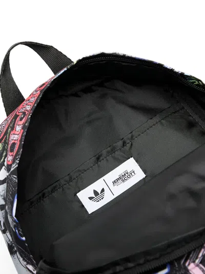 Adidas Originals X Jeremy Scott Mini Printed Backpack In Multi