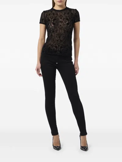 Philipp Plein Printed T-shirt In Black