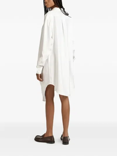 Jw Anderson Asymmetric Midi Dress In Multi