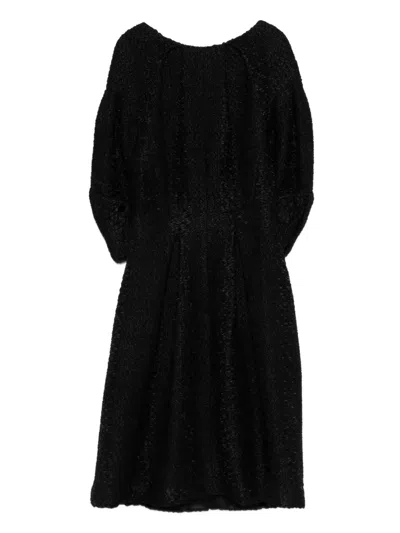 Pre-owned John Galliano Three-quarter Sleeve Dress Coat In Black