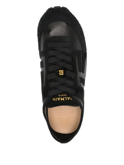 Balmain Logo Panelled Sneakers In Multi