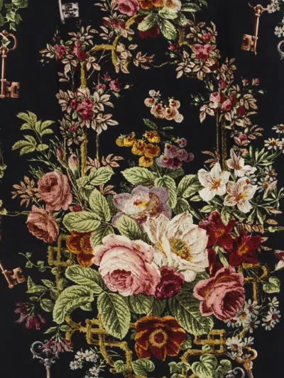 Pre-owned Dolce & Gabbana Printed Skirt In Black