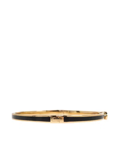 Coach Logo Enamelled Bangle In Gold