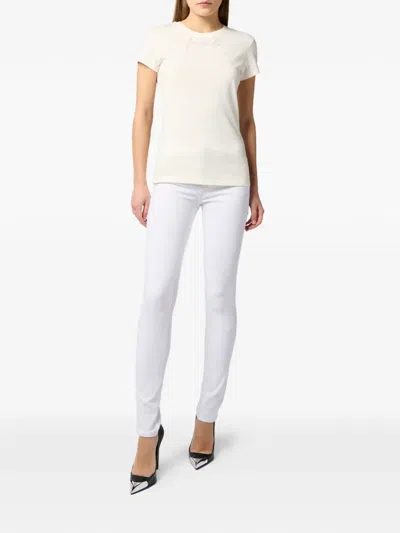 Philipp Plein Logo-motif T-shirt In Neutral