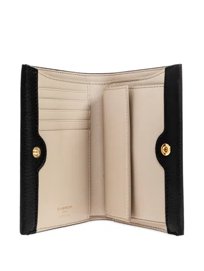 Givenchy Grained-leather Wallet In Black