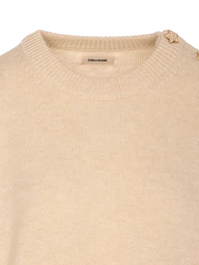 Zadig & Voltaire Swyna Sweater In Neutral