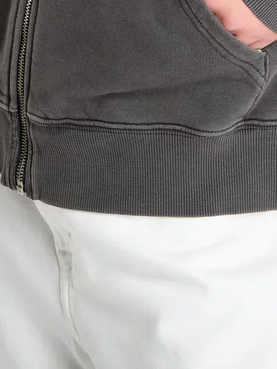 Carhartt Benton Zip-up Hoodie In Gray