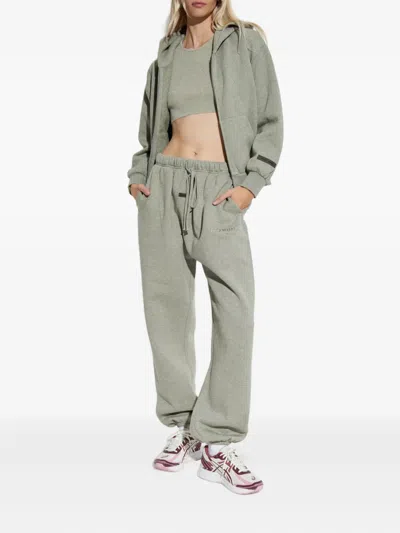 Essentials Ribbed Racer-back Top In Green