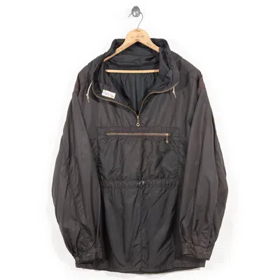 Vintage Curated By Double Rl Ralph Lauren 1960s Anorak Pullover Jacket In Black
