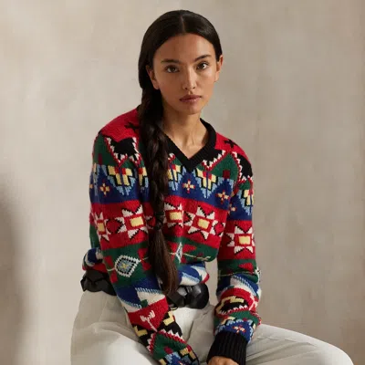 Ralph Lauren Prl X Tópa Valley Trails Sweater In Multi