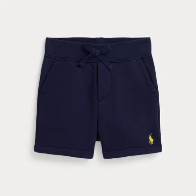 Ralph Lauren Fleece Drawstring Short In Blue