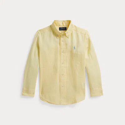 Polo Ralph Lauren Ralph Lauren Linen Shirt In Yellow