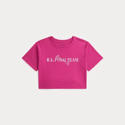 Polo Ralph Lauren Ralph Lauren Polo Team Cotton Jersey Boxy Tee In Multi