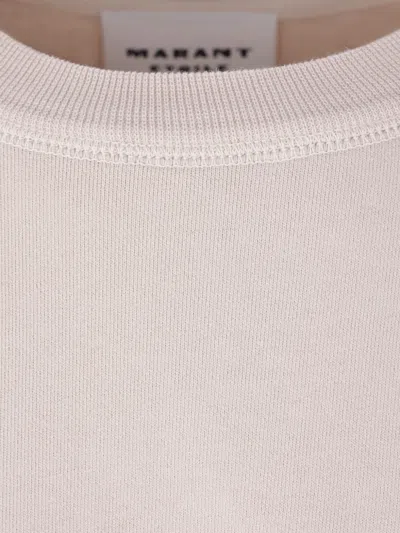 Isabel Marant Étoile Sauria Draped Sweatshirt In Neutral