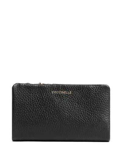 Coccinelle Zip-up Wallet In Black