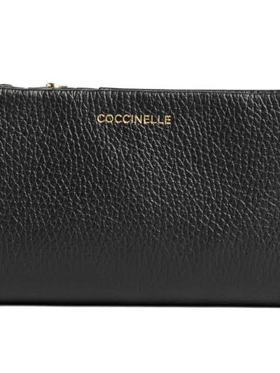Coccinelle Zip-up Wallet In Black