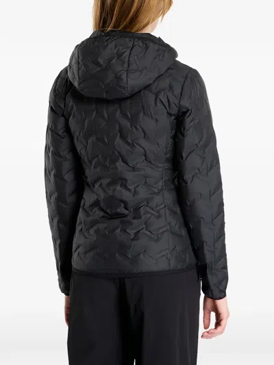 Columbia Delta Ridge Ii Hooded Puffer Jacket In Black