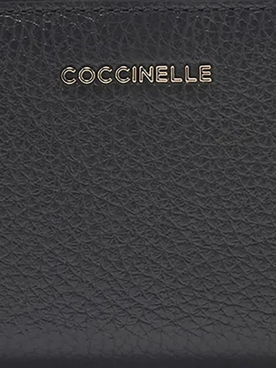 Coccinelle Metallic Soft Wallet In Black