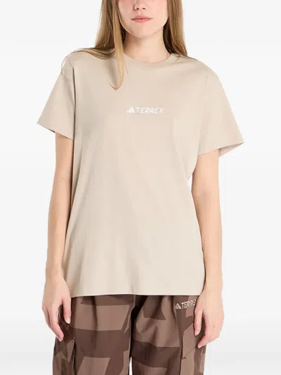 Adidas Originals Terrex Signature Aop T-shirt In Neutral