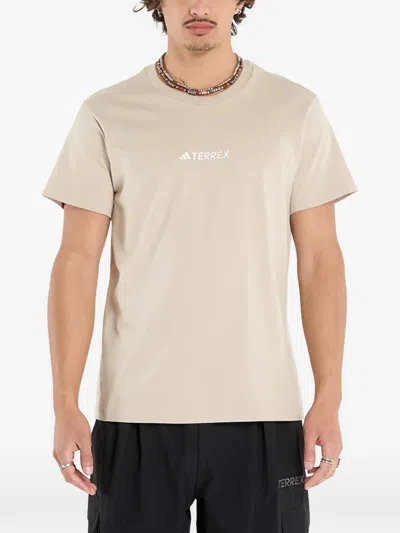 Adidas Originals Terrex Signature Aop T-shirt In Neutral