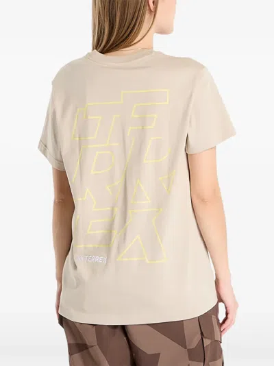 Adidas Originals Terrex Signature Aop T-shirt In Neutral