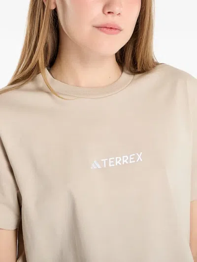 Adidas Originals Terrex Signature Aop T-shirt In Neutral