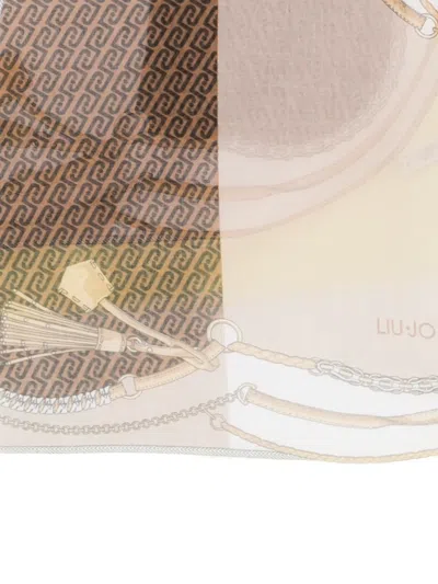 Liu •jo Patterned Scarf In Multi