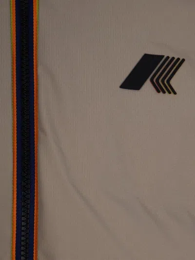 K-way Hooded Zip Jacket In Multi