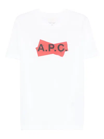 Apc Logo-detail T-shirt In Multi