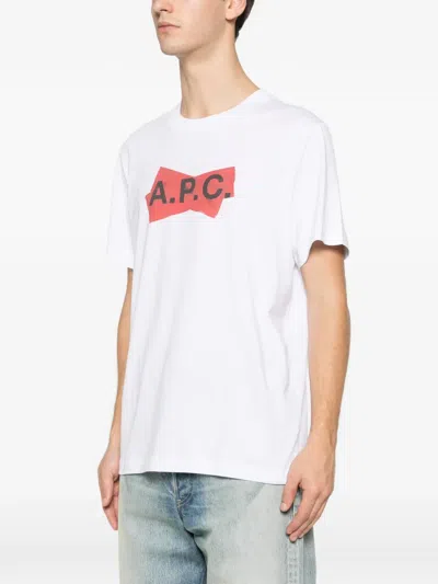 Apc Logo-detail T-shirt In Multi