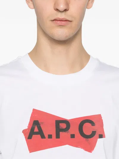 Apc Logo-detail T-shirt In Multi