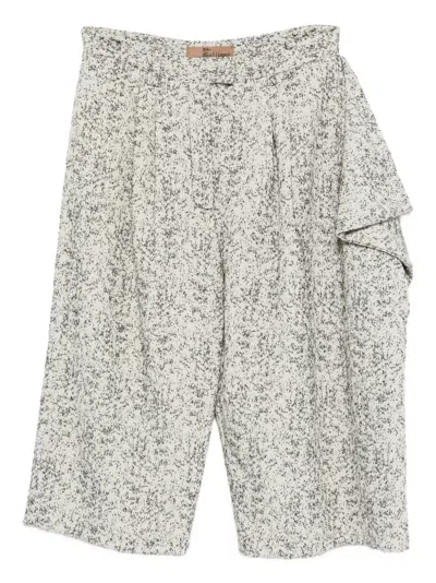 Pre-owned John Galliano Woven-pattern Trousers In Neutral