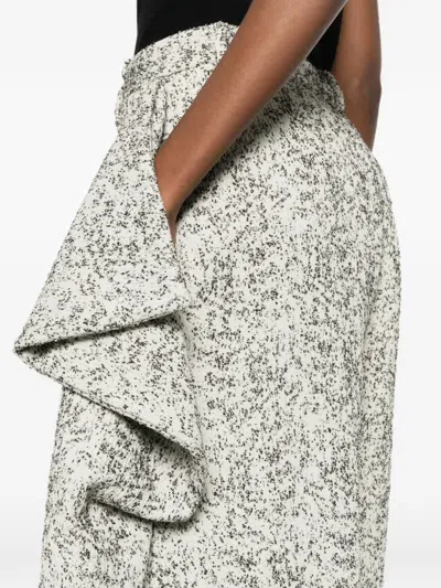 Pre-owned John Galliano Woven-pattern Trousers In Neutral