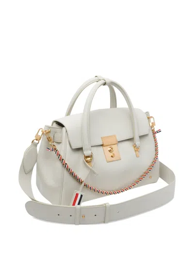 Thom Browne Bolton Tote Bag In White