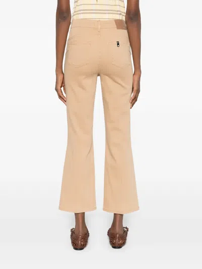 Liu •jo Liu Jo Beige Jeans With Button Closure In Pink