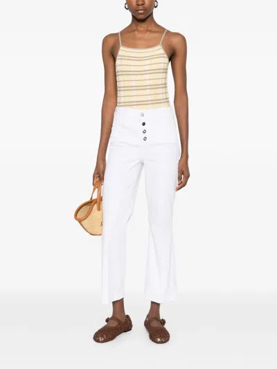 Liu •jo Buttoned Jeans In White