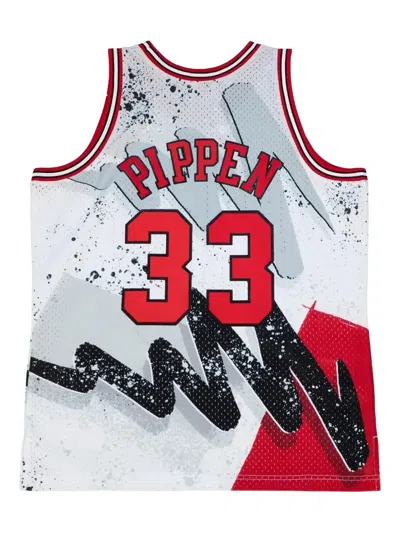 Mitchell & Ness X Nba Chicago Bulls Scottie Pippen 1997-98 Hyper Hoops Swingman Tank Top In Multi