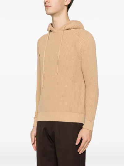 Imperial Ribbed Hoodie In Neutral