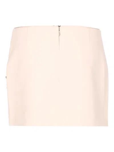 Liu •jo Jewel Mini Skirt In Neutral