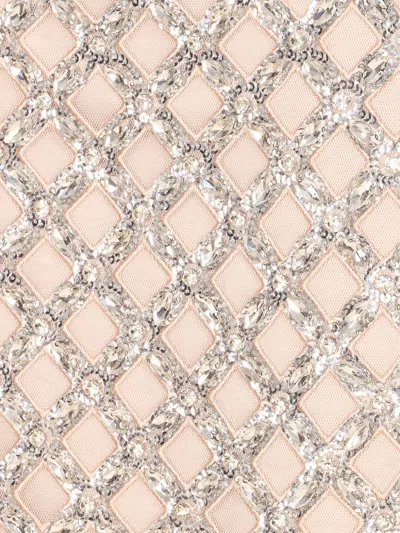 Liu •jo Jewel Mini Skirt In Neutral