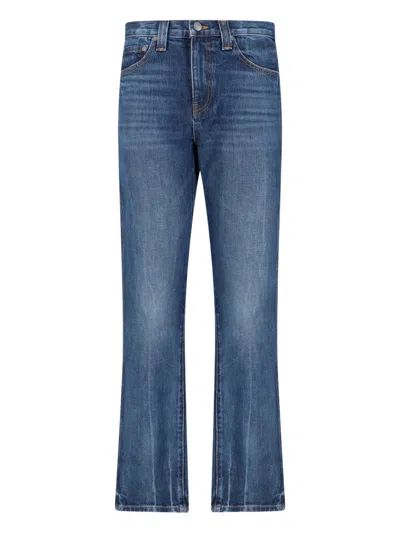 Khaite 'danielle' Jeans In Blue