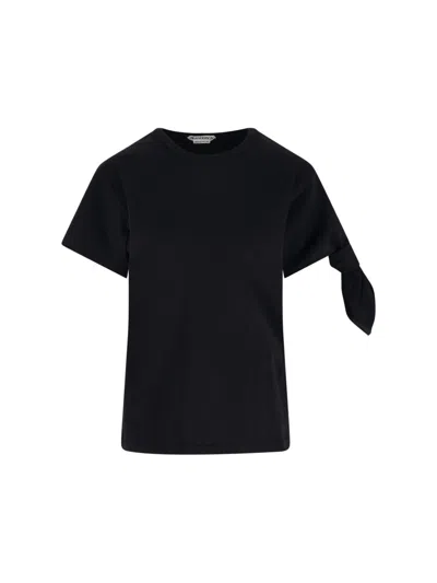 Jw Anderson 'single Knot' T-shirt In Black