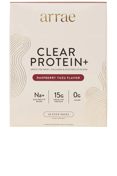 Arrae Clear Protein+ Grass-fed Protein & Electrolyte Blend In Transparent